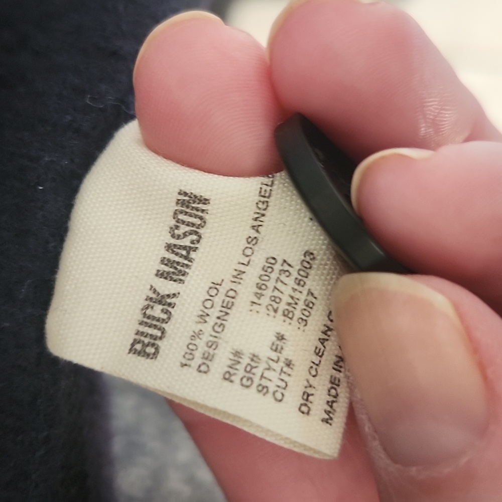 Buck Mason Black Three-Button Blazer - Picture 3 of 16